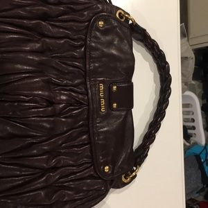 Authentic miu miu shoulder bag